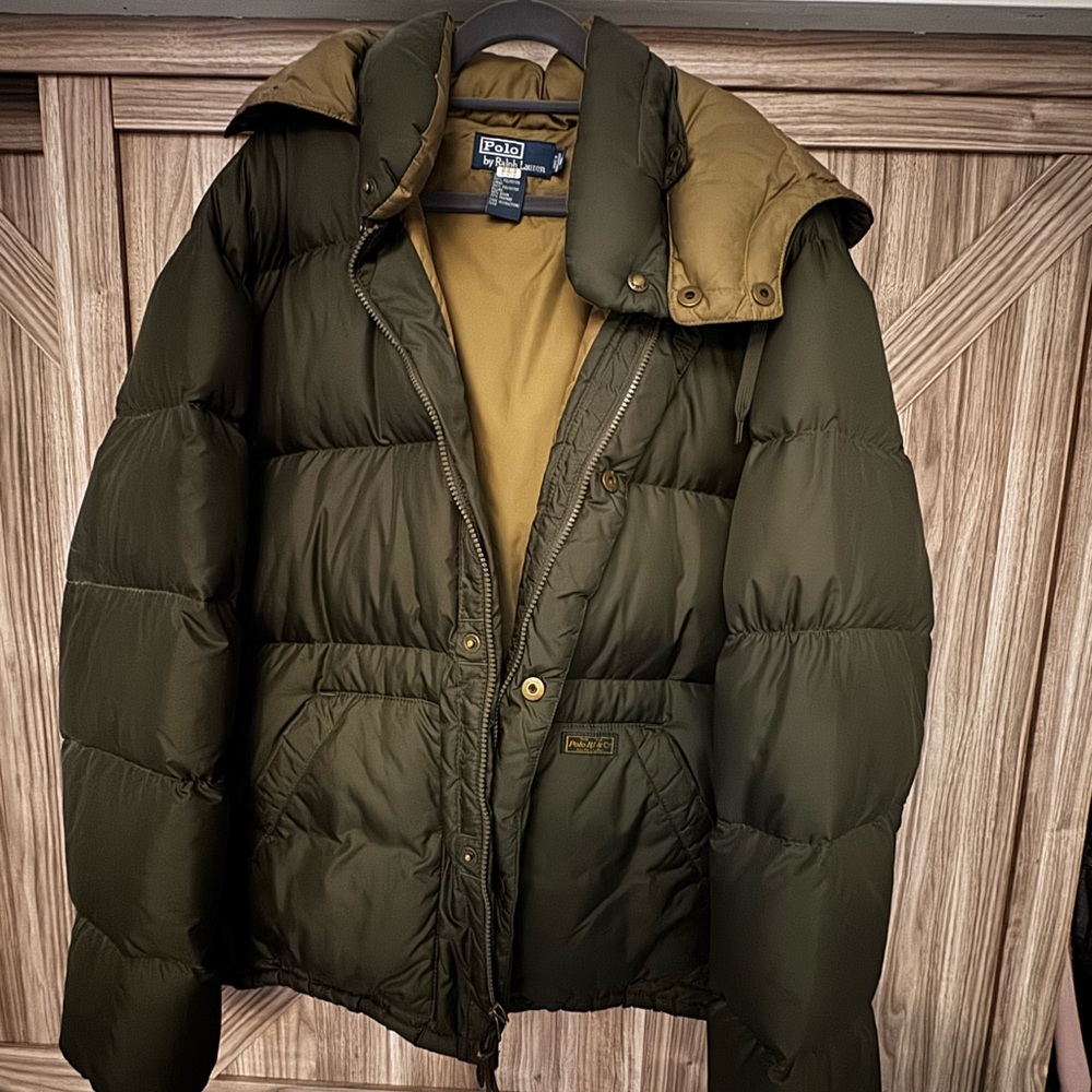 Ralph Lauren Dark Green Puffer Jacket